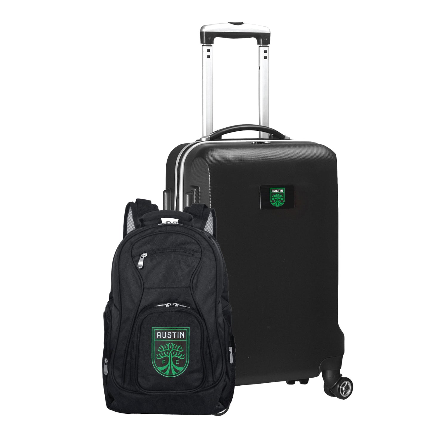 Austin FC Deluxe 2 Piece Backpack & Carry-On Set -BLACK