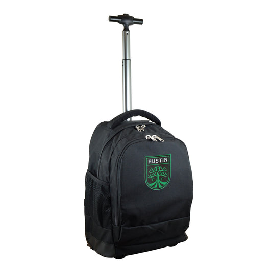 Austin FC 19" Premium Wheeled Backpack-Black