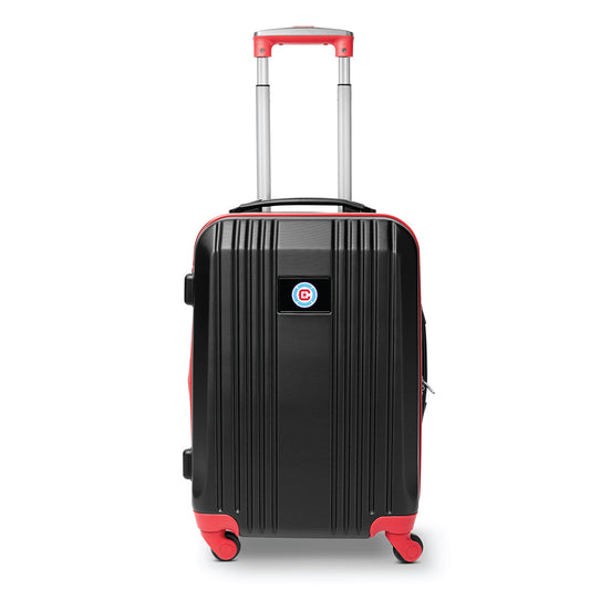 Chicago Fire FC 21" Two-Tone Carry On Spinner Luggage- RED