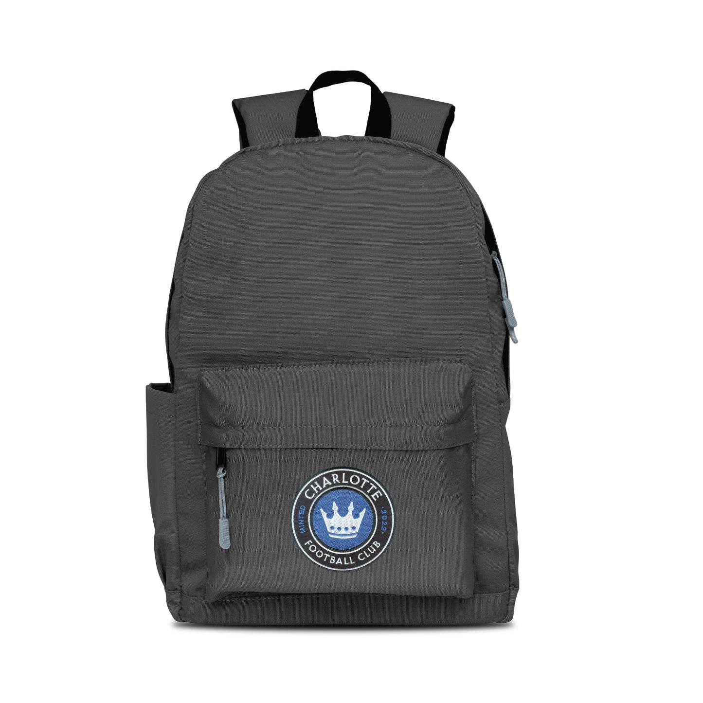 Charlotte FC Campus Laptop Backpack - Gray/Gray