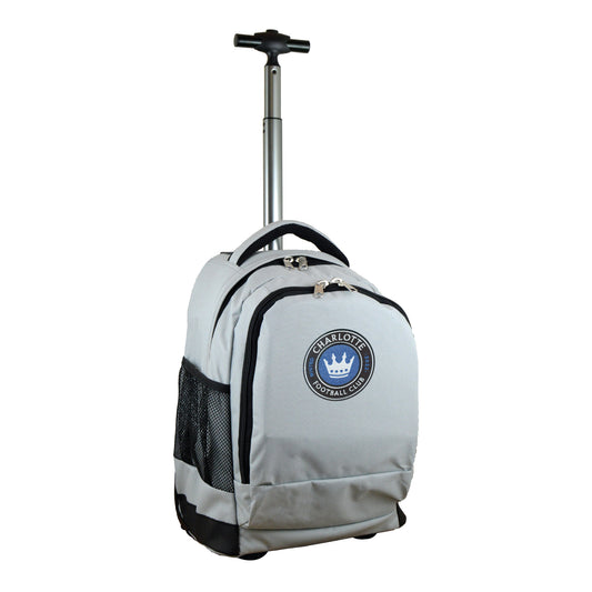 Charlotte FC 19" Premium Wheeled Backpack-Gray