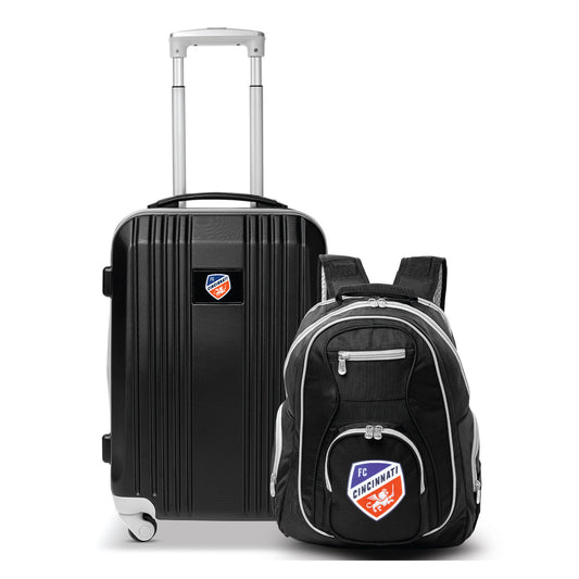 FC Cincinnati Premium 2-Piece Backpack & Carry-On Set- GRAY