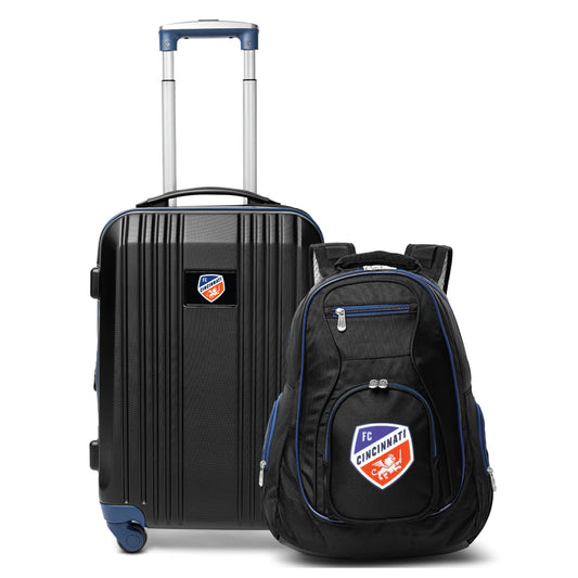 FC Cincinnati Premium 2-Piece Backpack & Carry-On Set- NAVY