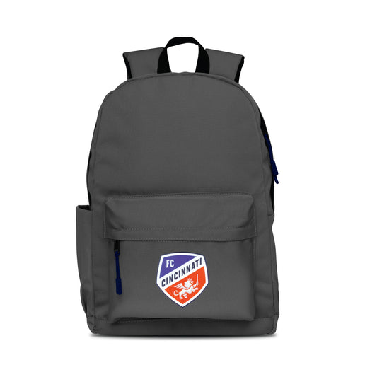 FC Cincinnati Campus Laptop Backpack - Gray/Navy