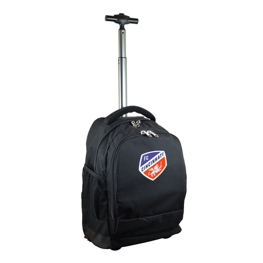 FC Cincinnati 19" Premium Wheeled Backpack-Black