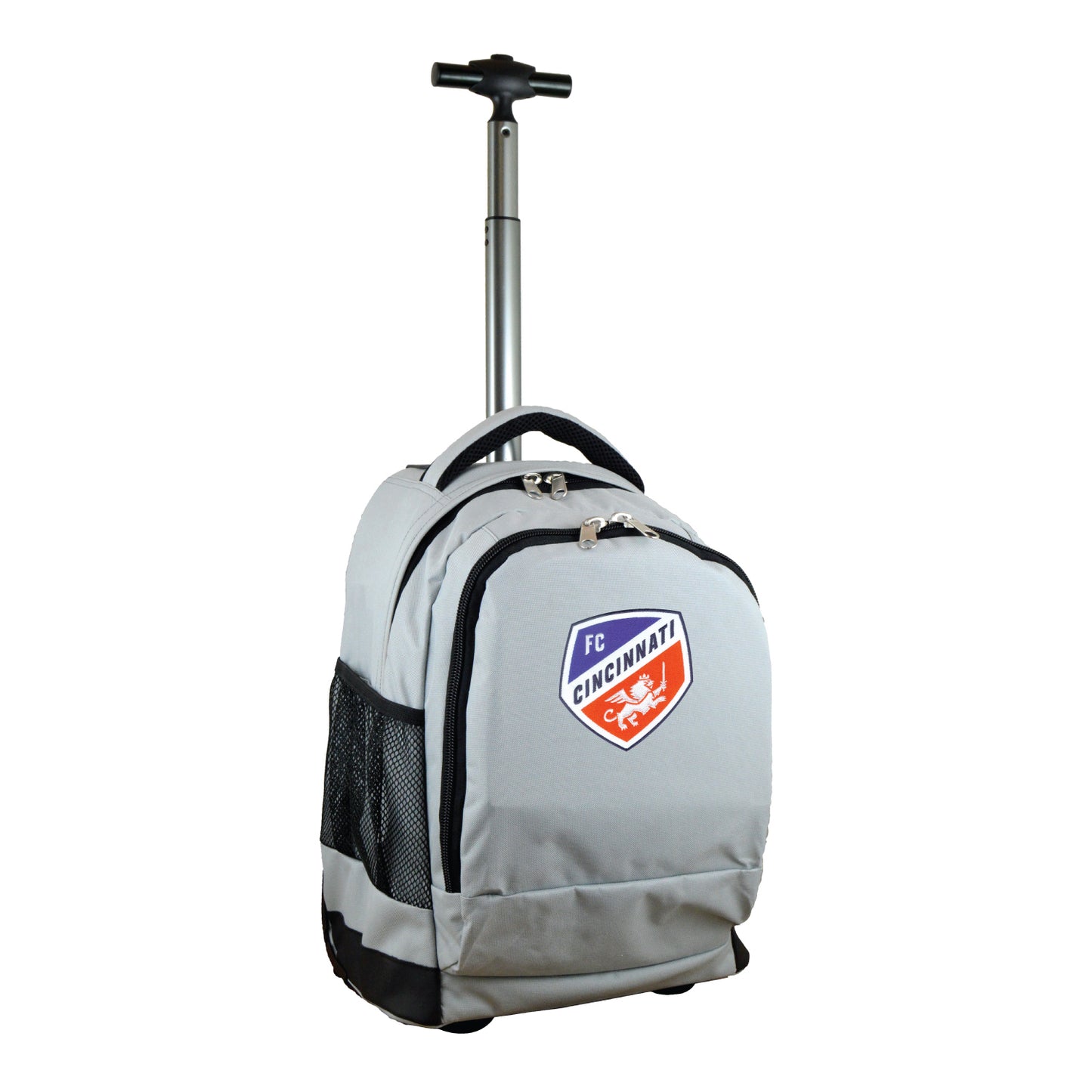 FC Cincinnati 19" Premium Wheeled Backpack-Gray