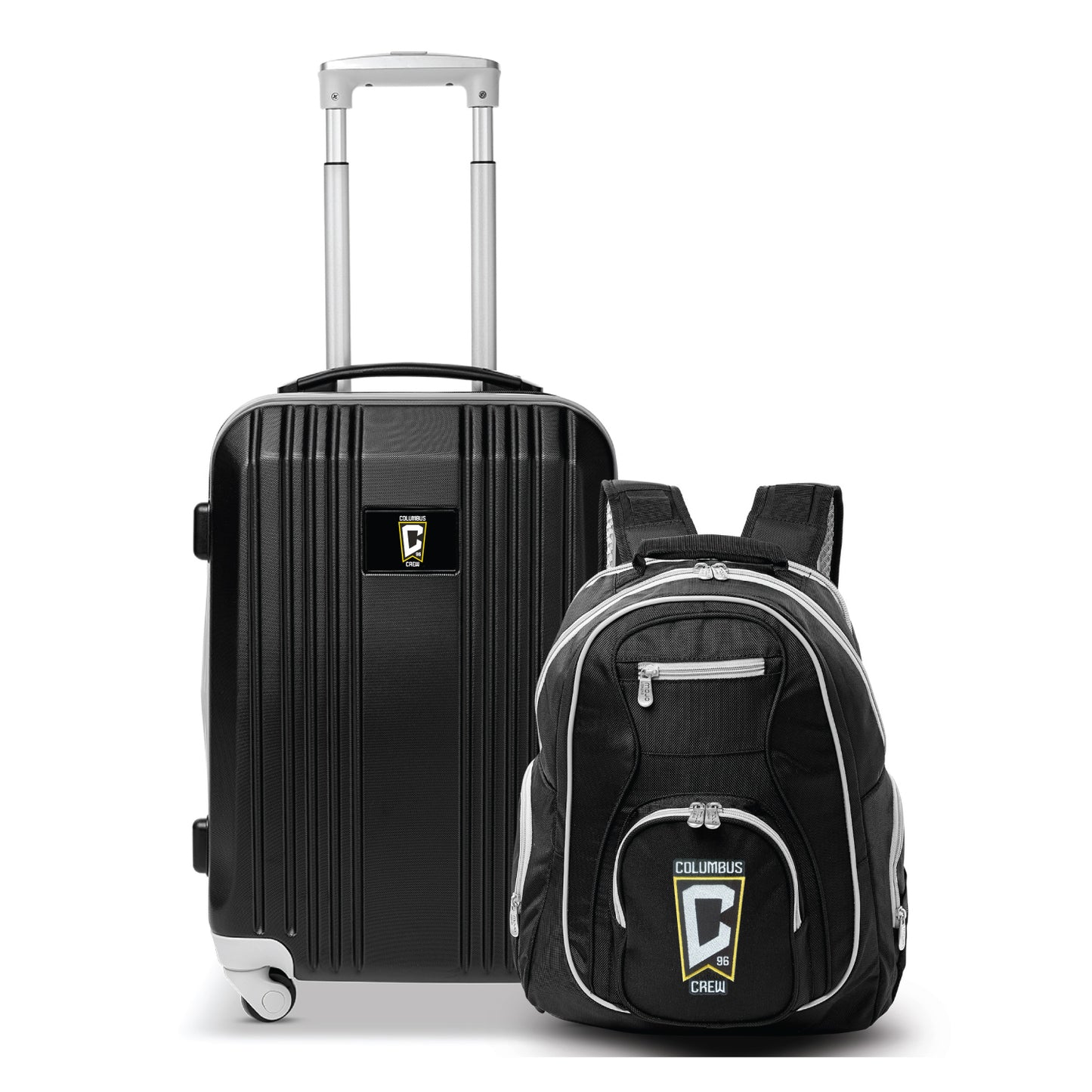 Columbus Crew Premium 2-Piece Backpack & Carry-On Set- GRAY