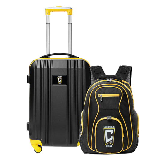 Columbus Crew Premium 2-Piece Backpack & Carry-On Set- YELLOW