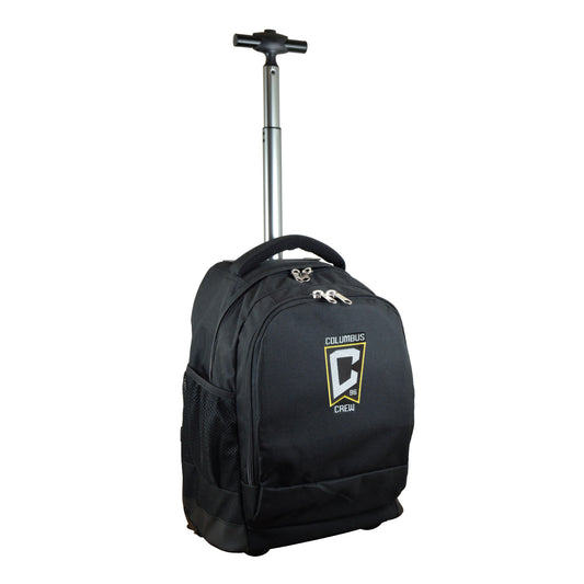 Columbus Crew 19" Premium Wheeled Backpack-Black