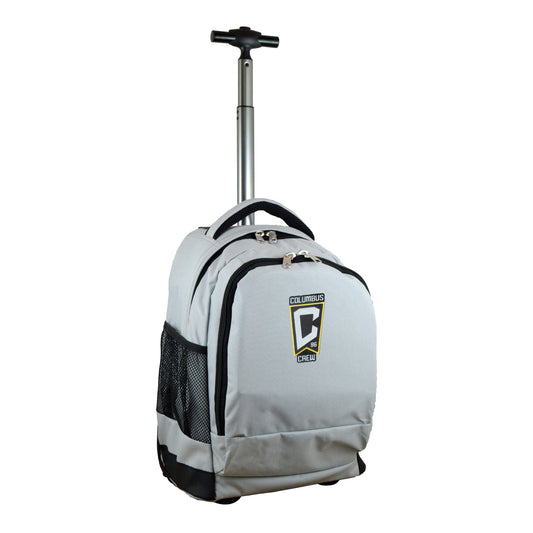 Columbus Crew 19" Premium Wheeled Backpack-Gray