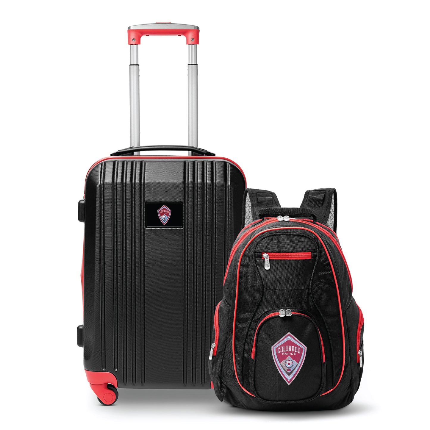 Colorado Rapids Premium 2-Piece Backpack & Carry-On Set- RED