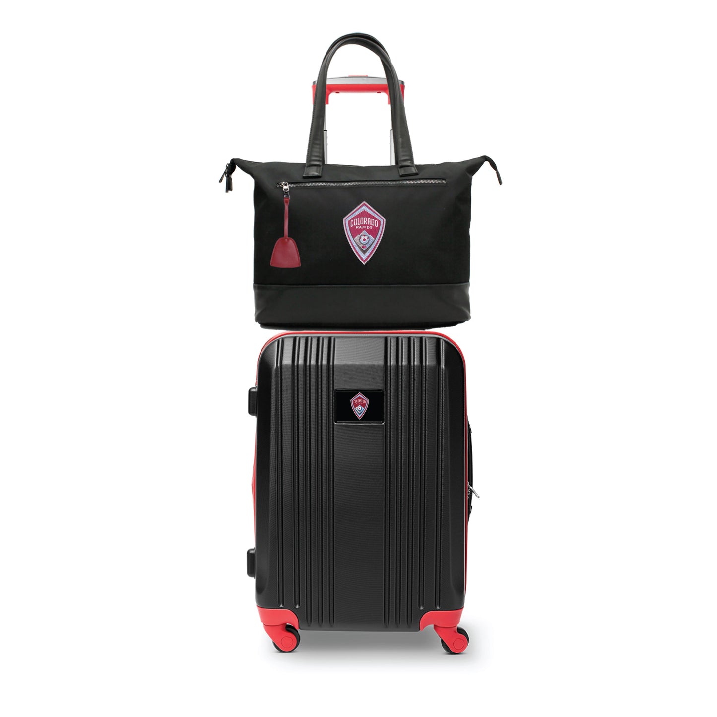 Colorado Rapids Tote Bag and Luggage Set -RED