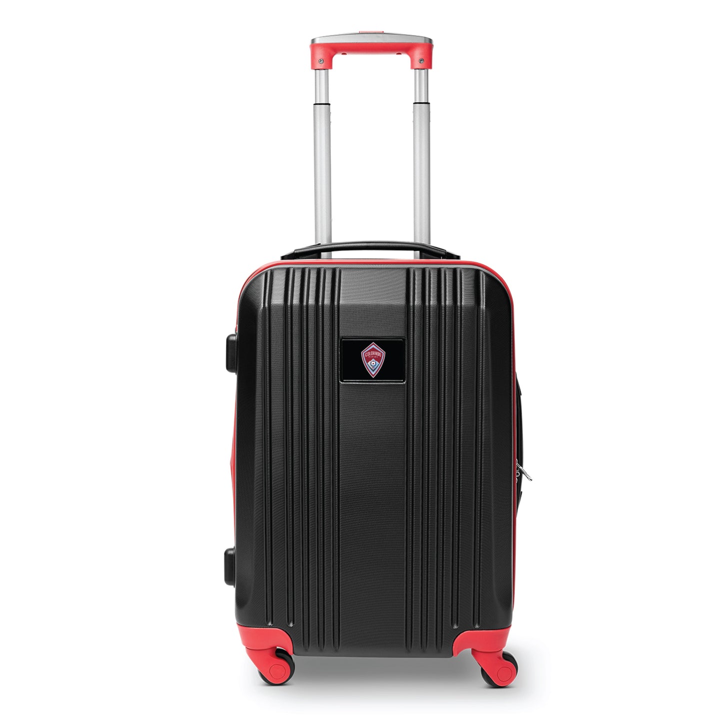 Colorado Rapids 21" Two-Tone Carry On Spinner Luggage- RED