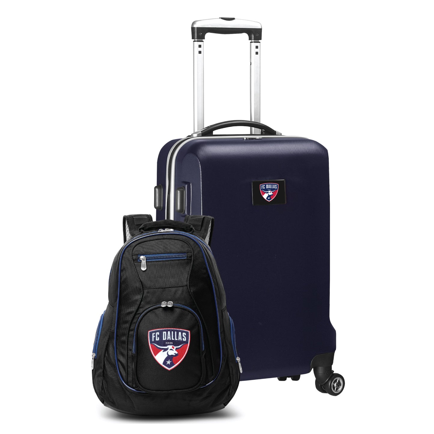 FC Dallas Deluxe 2 Piece Backpack & Carry-On Set -NAVY