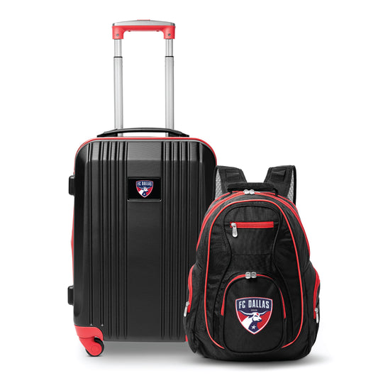 FC Dallas Premium 2-Piece Backpack & Carry-On Set- RED