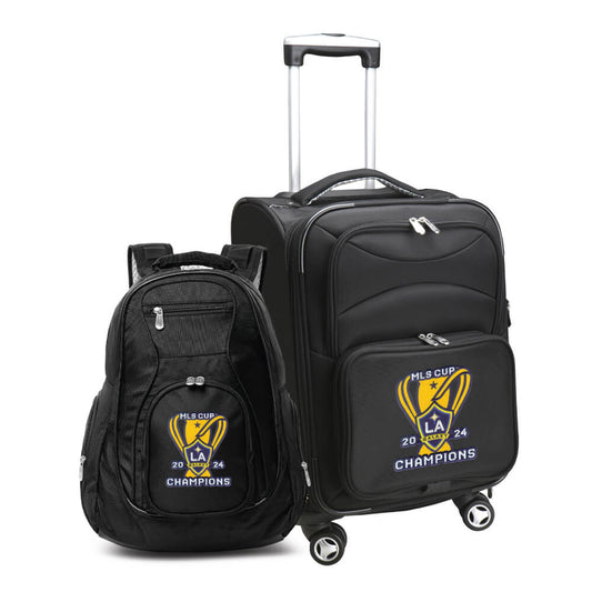 LA GALAXY 2024 CHAMPIONS 2-PIECE BACKPACK & CARRY-ON SET