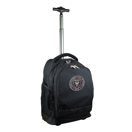 Inter Miami CF 19" Premium Wheeled Backpack-Black