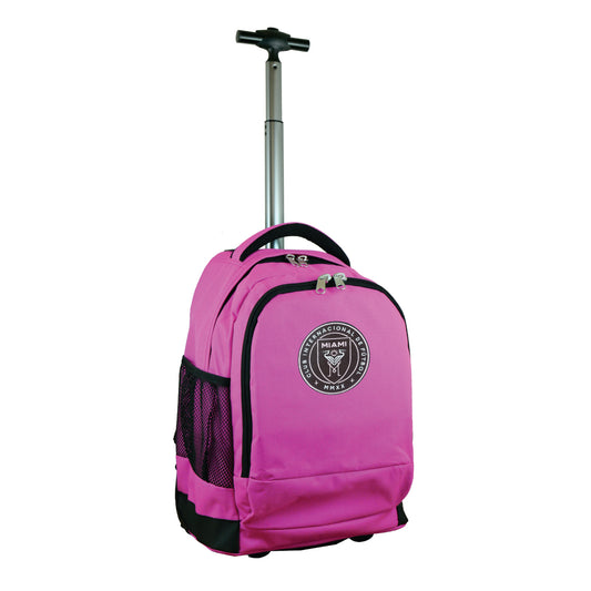 Inter Miami CF 19" Premium Wheeled Backpack-Pink