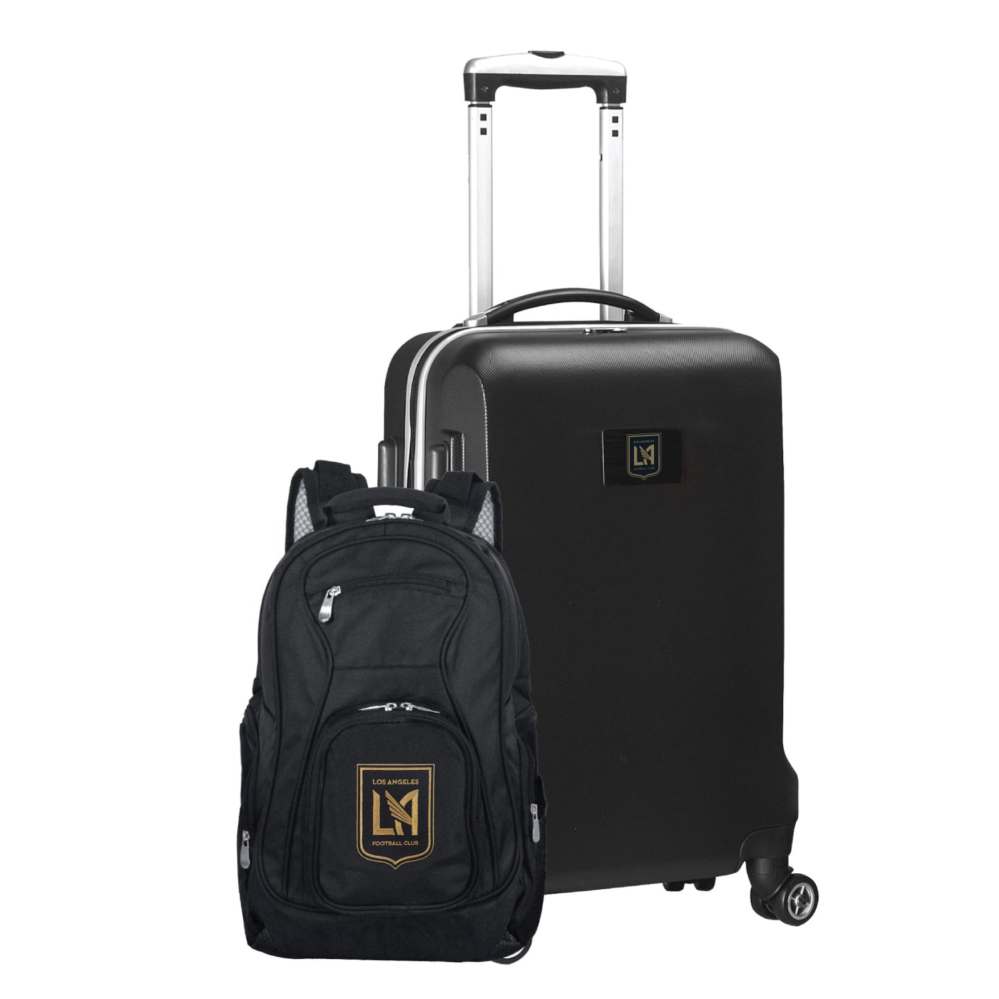 Los Angeles FC Deluxe 2 Piece Backpack & Carry-On Set -BLACK