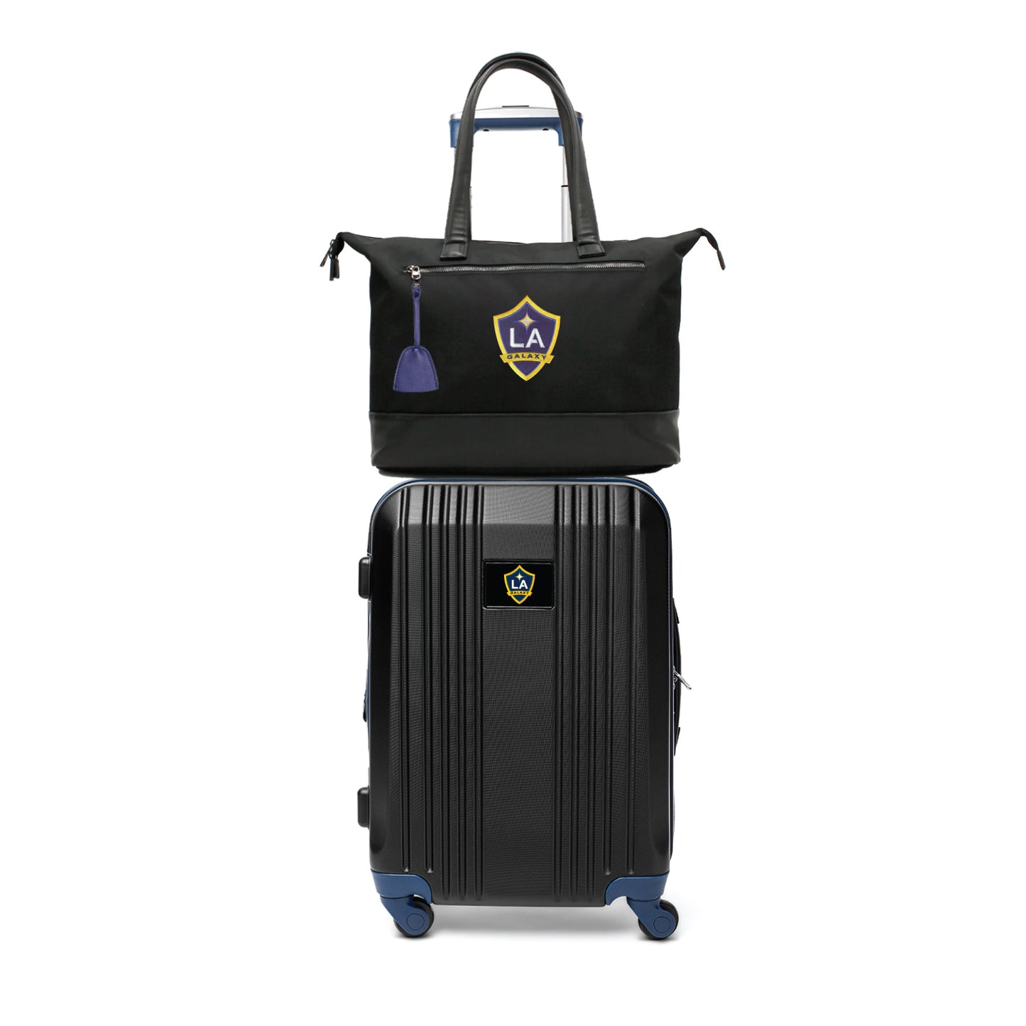 LA Galaxy Tote Bag and Luggage Set -NAVY