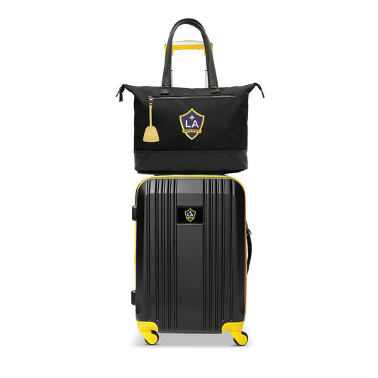 LA Galaxy Tote Bag and Luggage Set -YELLOW