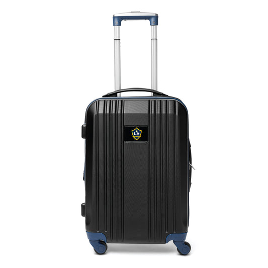 LA Galaxy 21" Two-Tone Carry On Spinner Luggage- NAVY