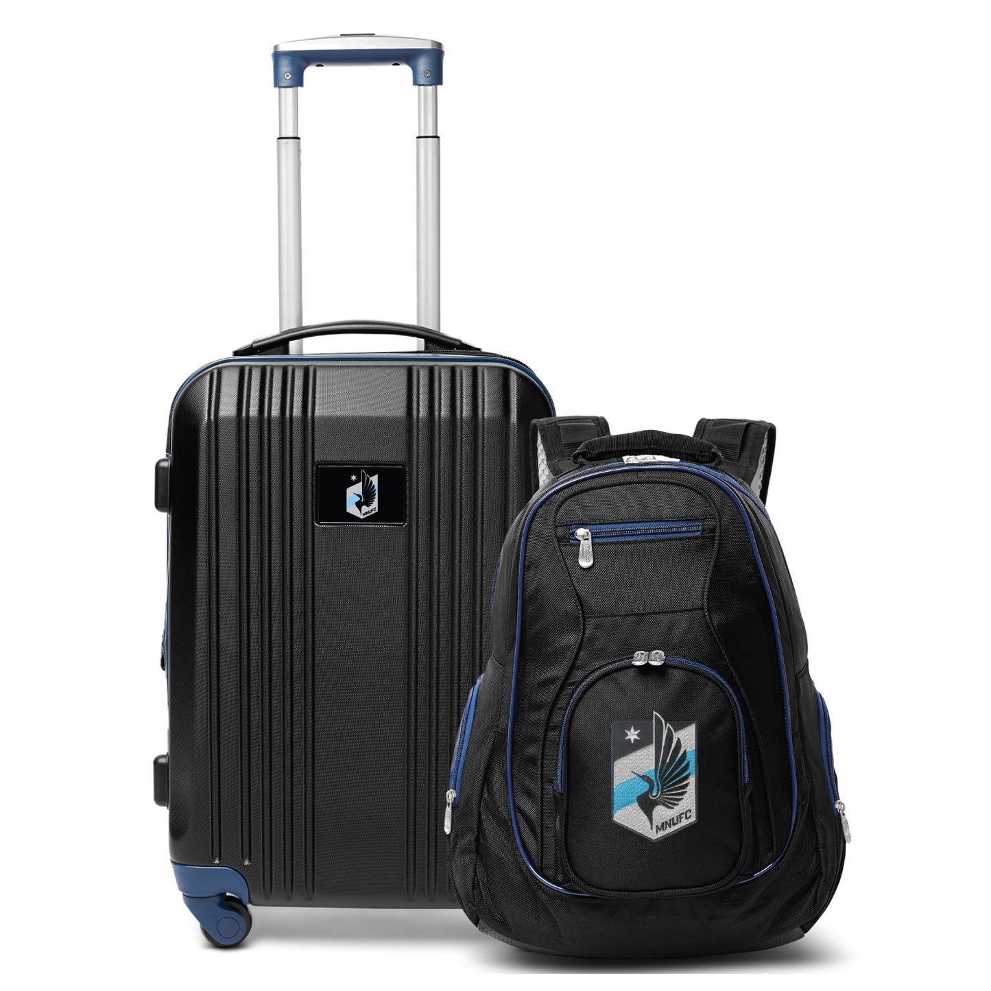 Minnesota United FC Premium 2-Piece Backpack & Carry-On Set- NAVY