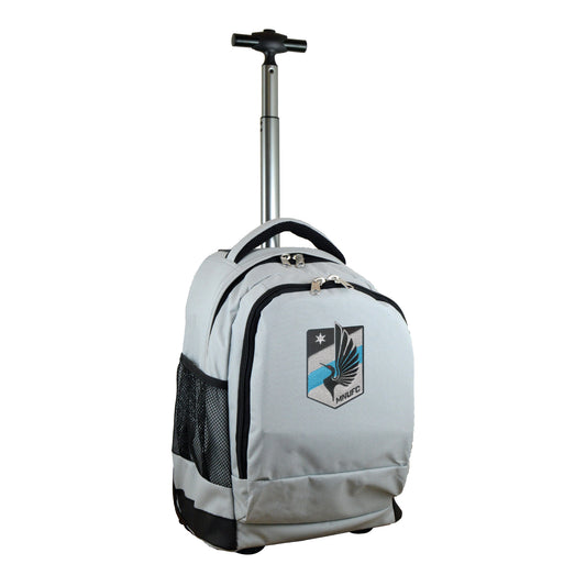 Minnesota United FC 19" Premium Wheeled Backpack-Gray