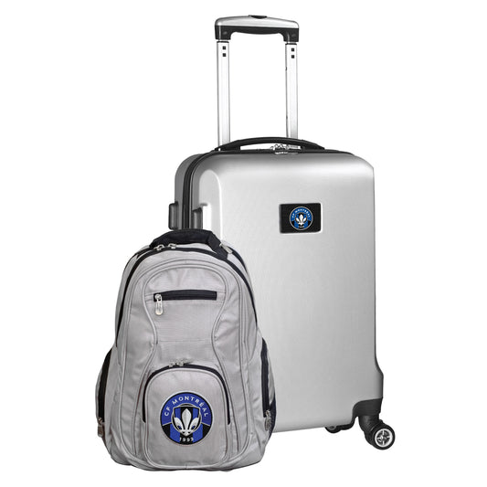 CF Montréal Deluxe 2 Piece Backpack & Carry-On Set -SILVER