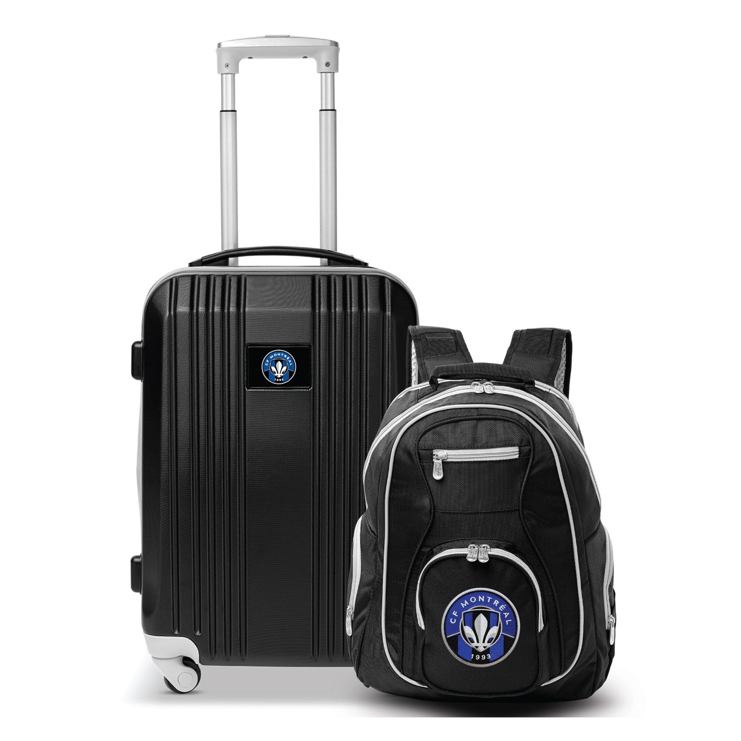 CF Montréal Premium 2-Piece Backpack & Carry-On Set- GRAY – mojosportsbags