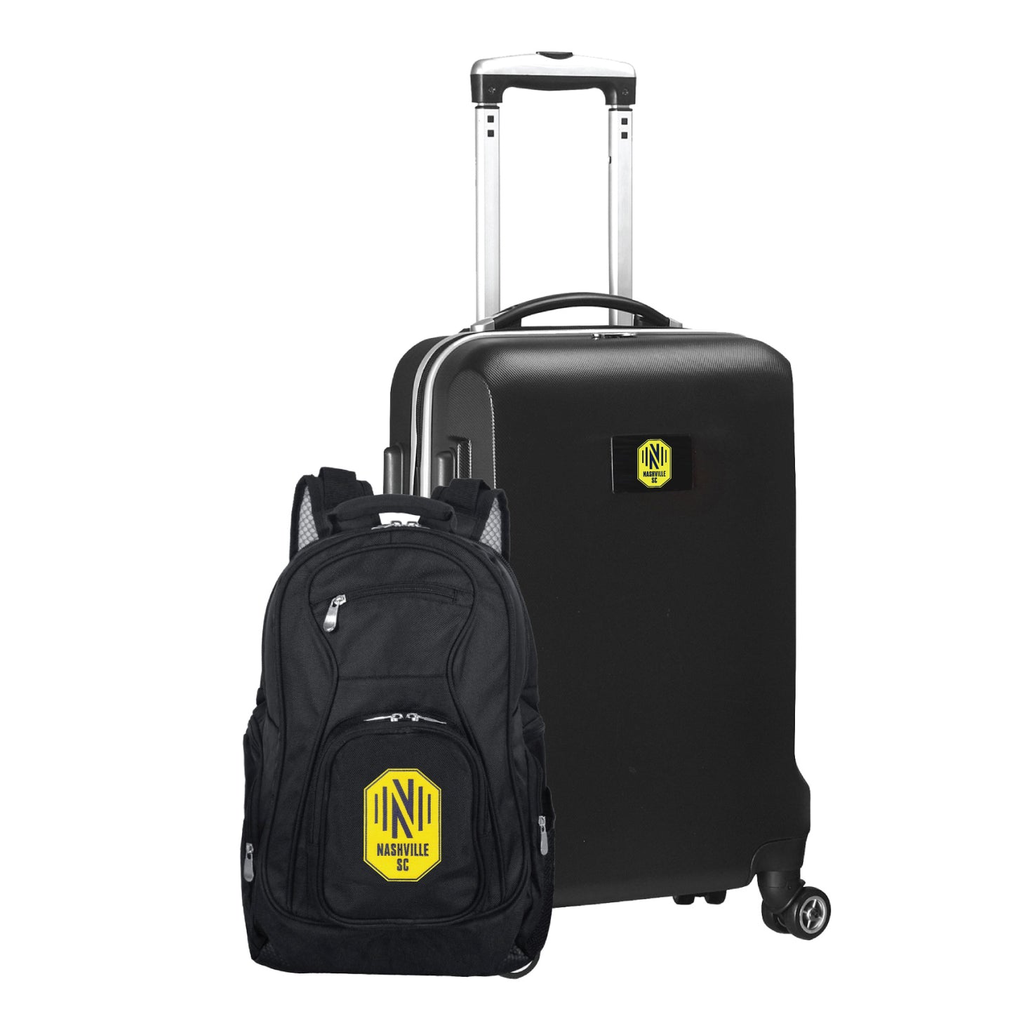 Nashville SC Deluxe 2 Piece Backpack & Carry-On Set -BLACK