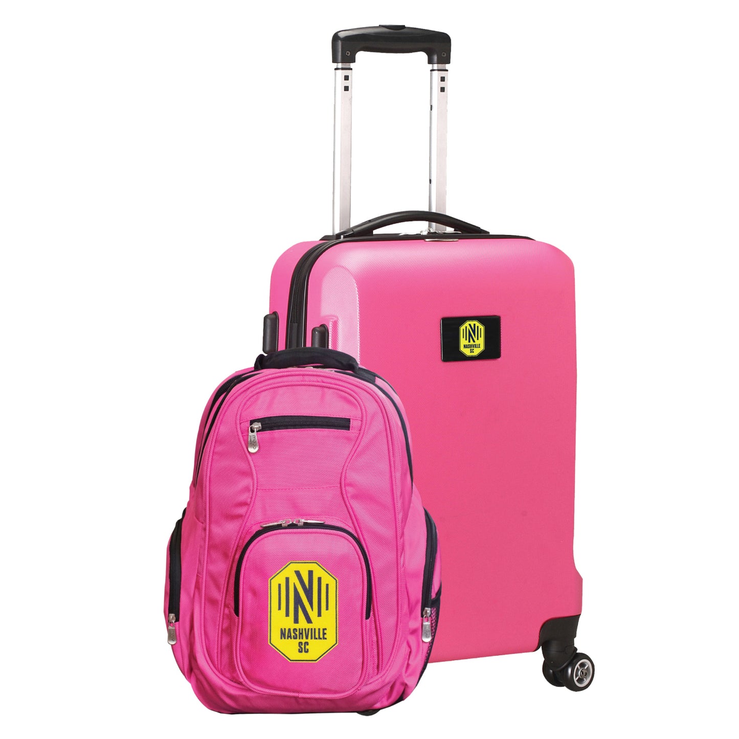 Nashville SC Deluxe 2 Piece Backpack & Carry-On Set -PINK