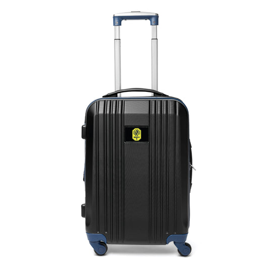 Nashville SC 21" Two-Tone Carry On Spinner Luggage- NAVY