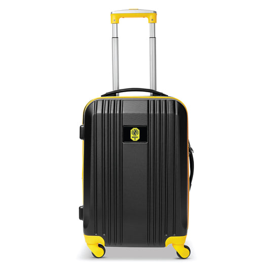 Nashville SC 21" Two-Tone Carry On Spinner Luggage- YELLOW