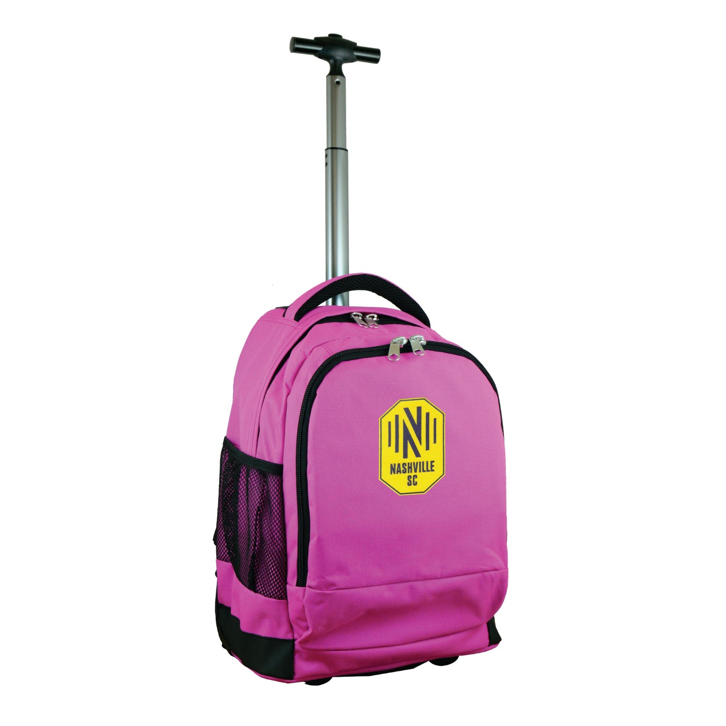 Nashville SC 19" Premium Wheeled Backpack-Pink