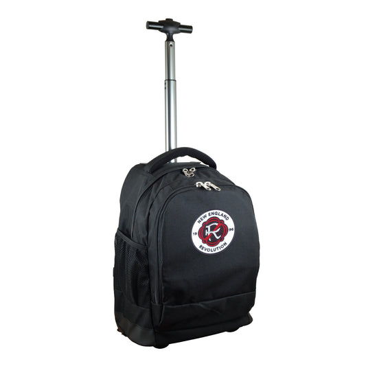 New England Revolution 19" Premium Wheeled Backpack-Black