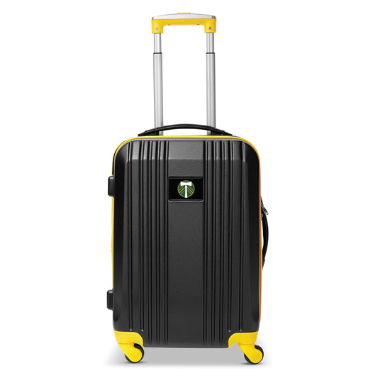 Portland Timbers 21" Two-Tone Carry On Spinner Luggage- YELLOW