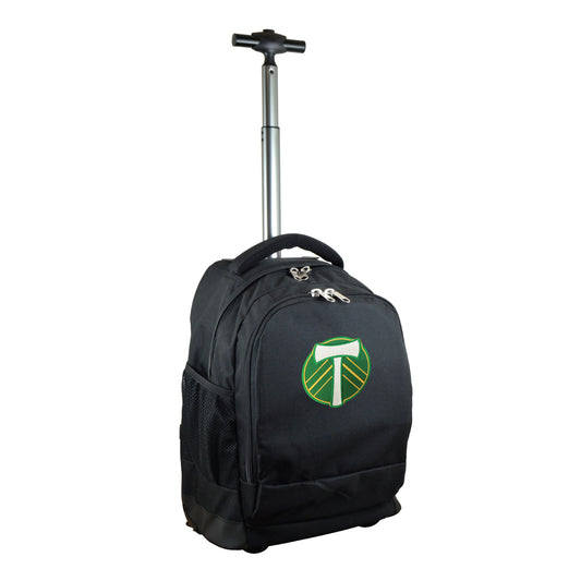 Portland Timbers 19" Premium Wheeled Backpack-Black