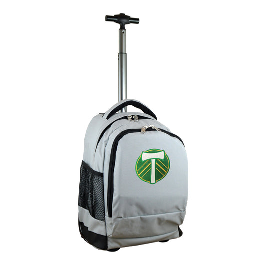 Portland Timbers 19" Premium Wheeled Backpack-Gray