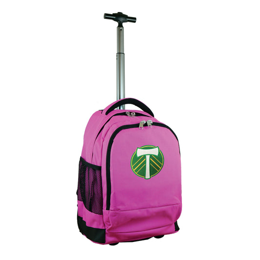 Portland Timbers 19" Premium Wheeled Backpack-Pink