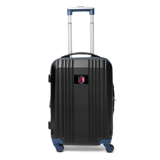 St. Louis City SC 21" Two-Tone Carry On Spinner Luggage- NAVY