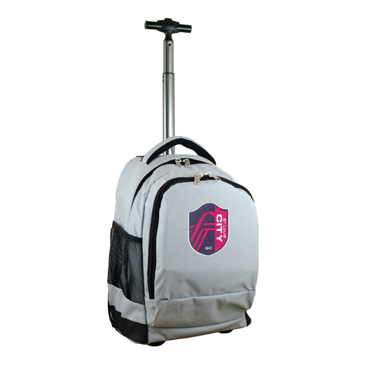 St. Louis City SC 19" Premium Wheeled Backpack-Gray