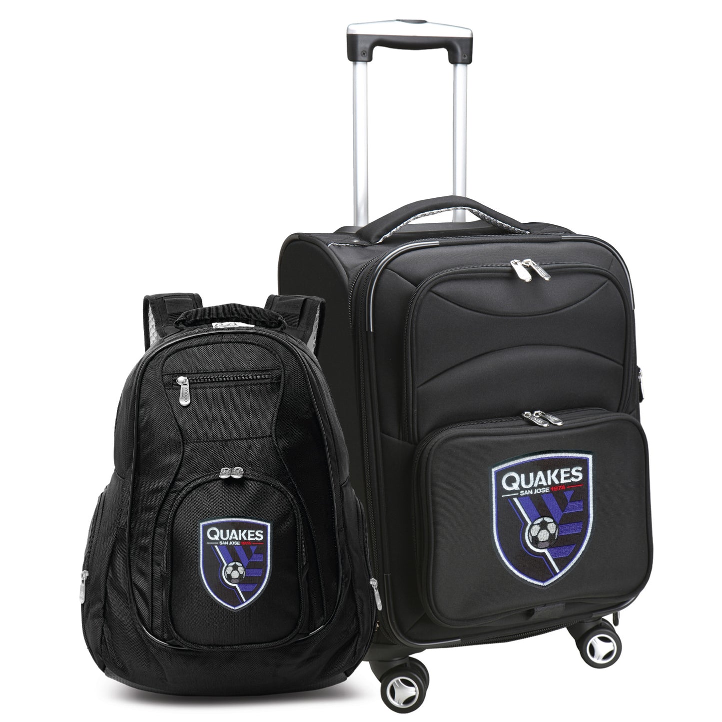 San Jose Earthquakes 2-Piece Backpack & Carry-On Set