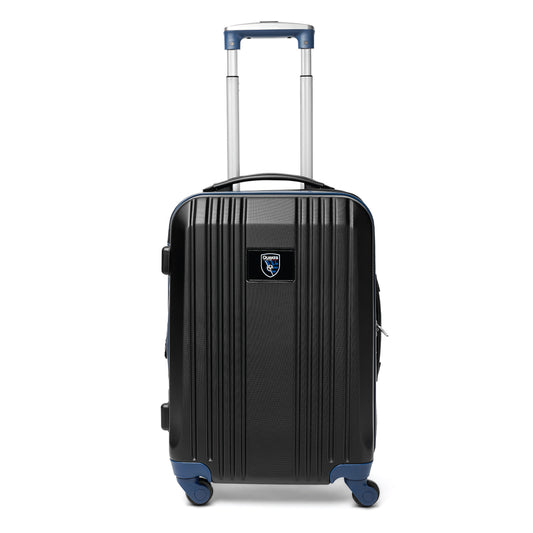 San Jose Earthquakes 21" Two-Tone Carry On Spinner Luggage- NAVY