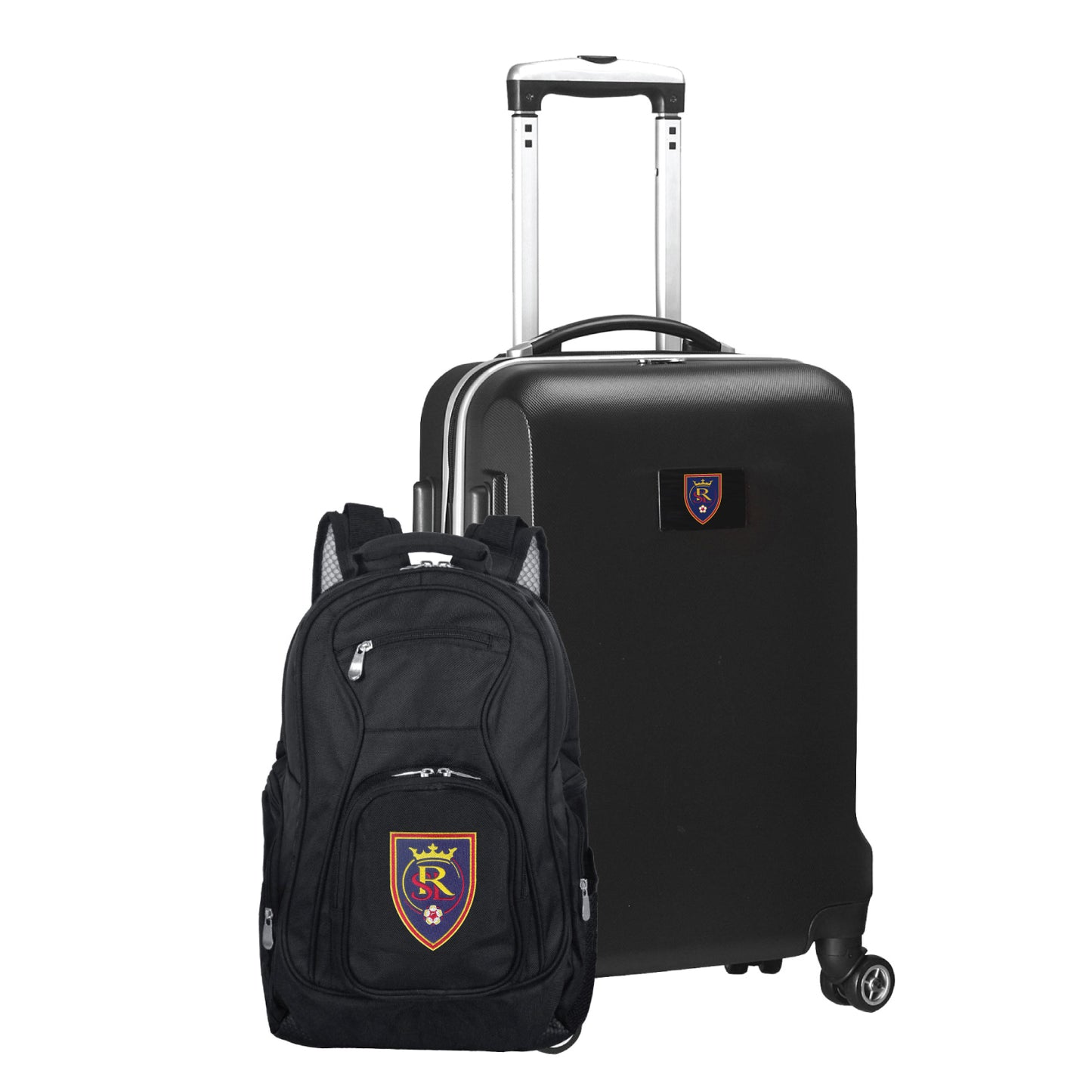 Real Salt Lake Deluxe 2 Piece Backpack & Carry-On Set -BLACK