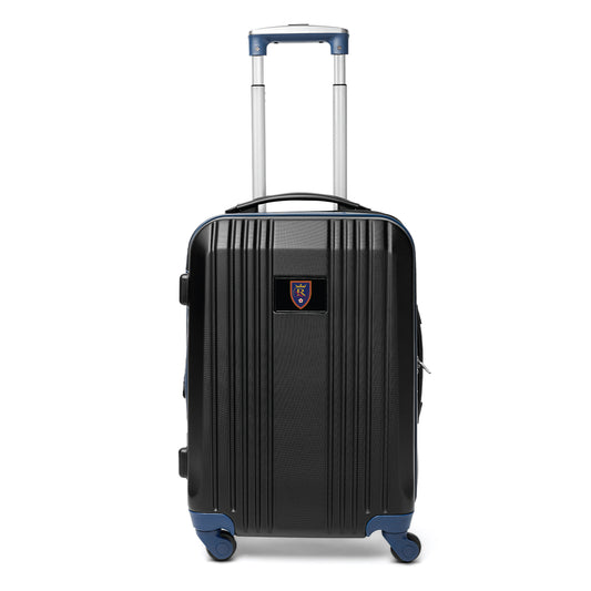 Real Salt Lake 21" Two-Tone Carry On Spinner Luggage- NAVY