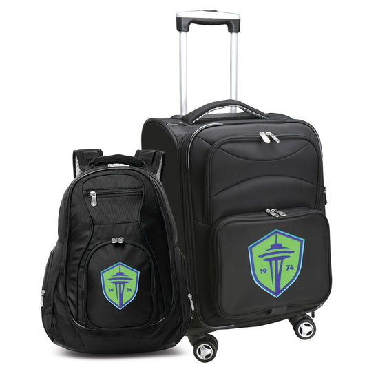 Seattle Sounders FC 2-Piece Backpack & Carry-On Set