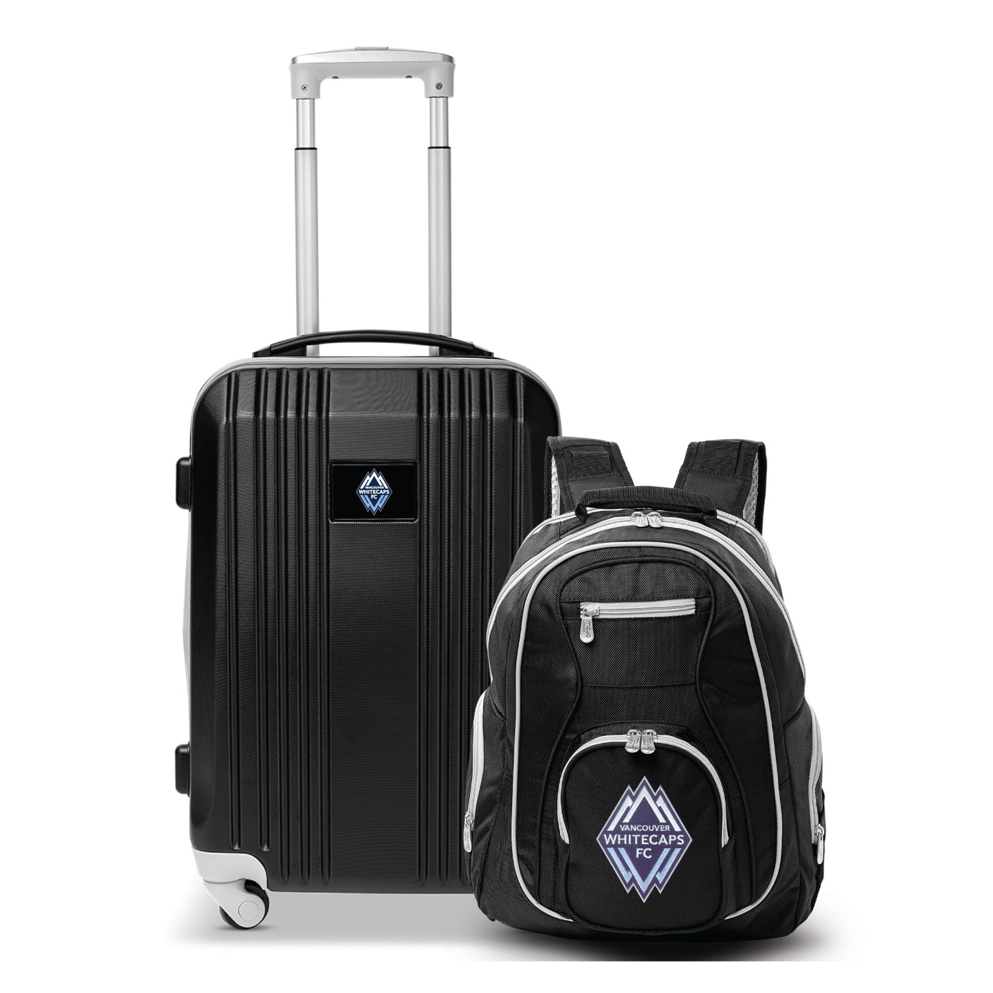 Vancouver Whitecaps FC Premium 2-Piece Backpack & Carry-On Set- GRAY