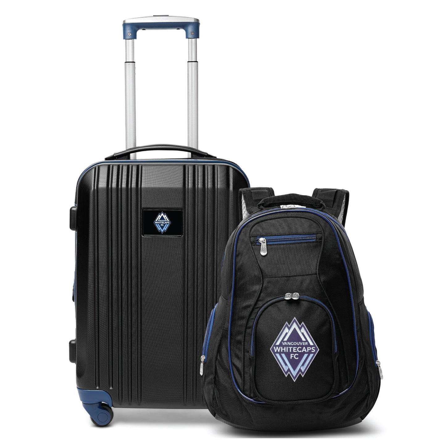 Vancouver Whitecaps FC Premium 2-Piece Backpack & Carry-On Set- NAVY