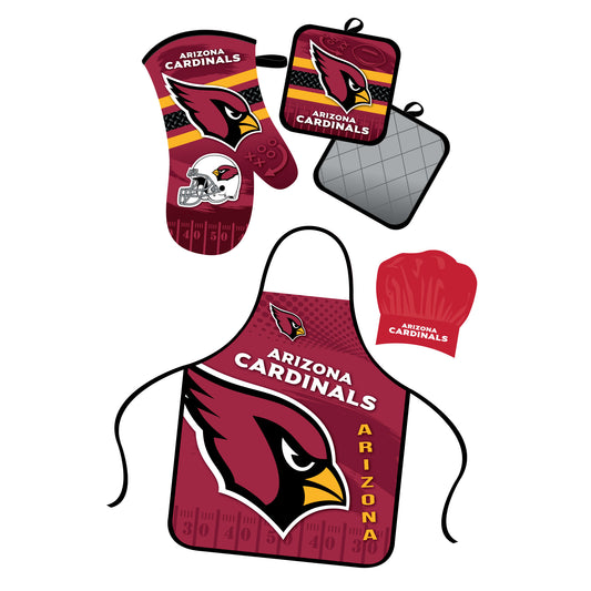 Arizona Cardinals Apron and Oven Mitt Bundle